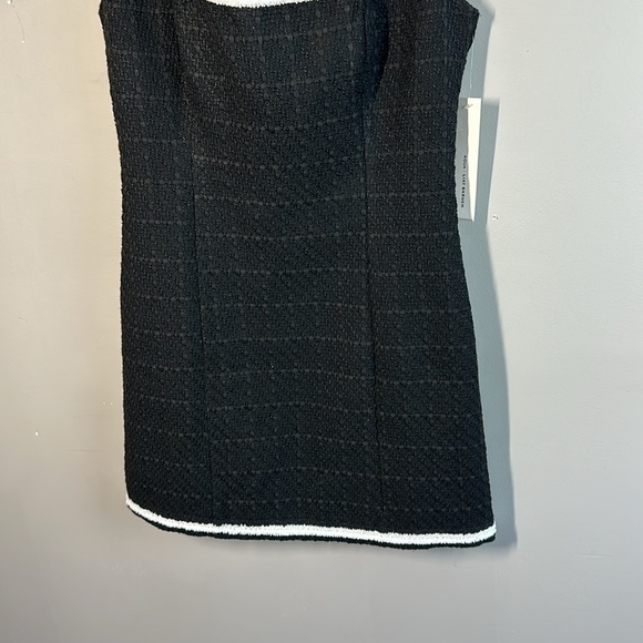 NWT Aqua X Liat Baruch Tweed Square Neck Mini Dress Size M - Picture 7 of 15